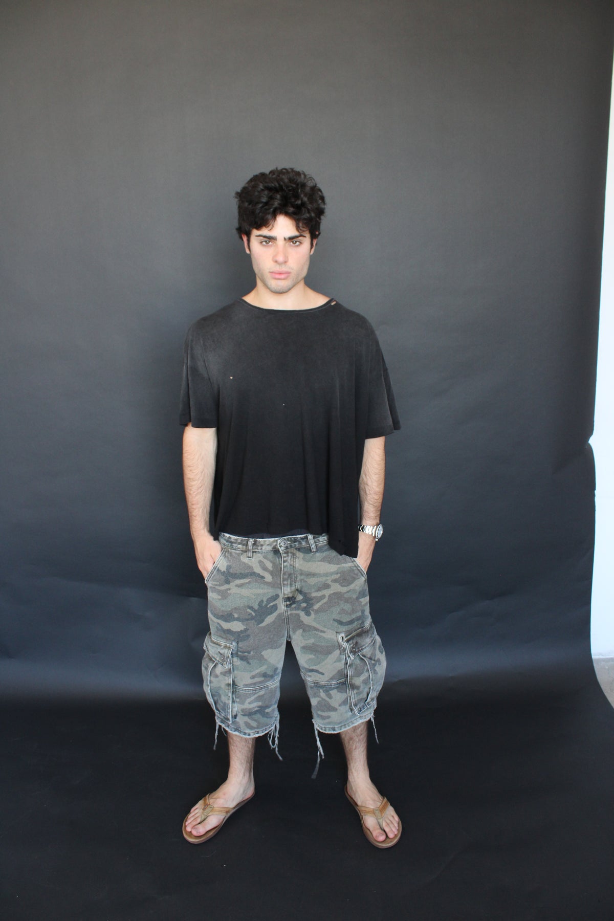 Camo Capri Shorts