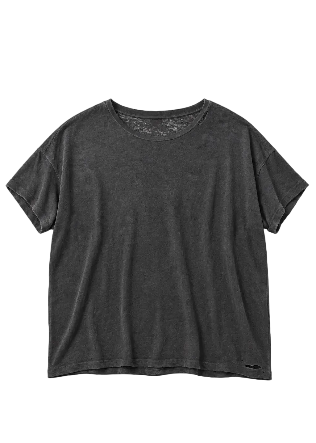Linen Box Tee (Vintage Black)