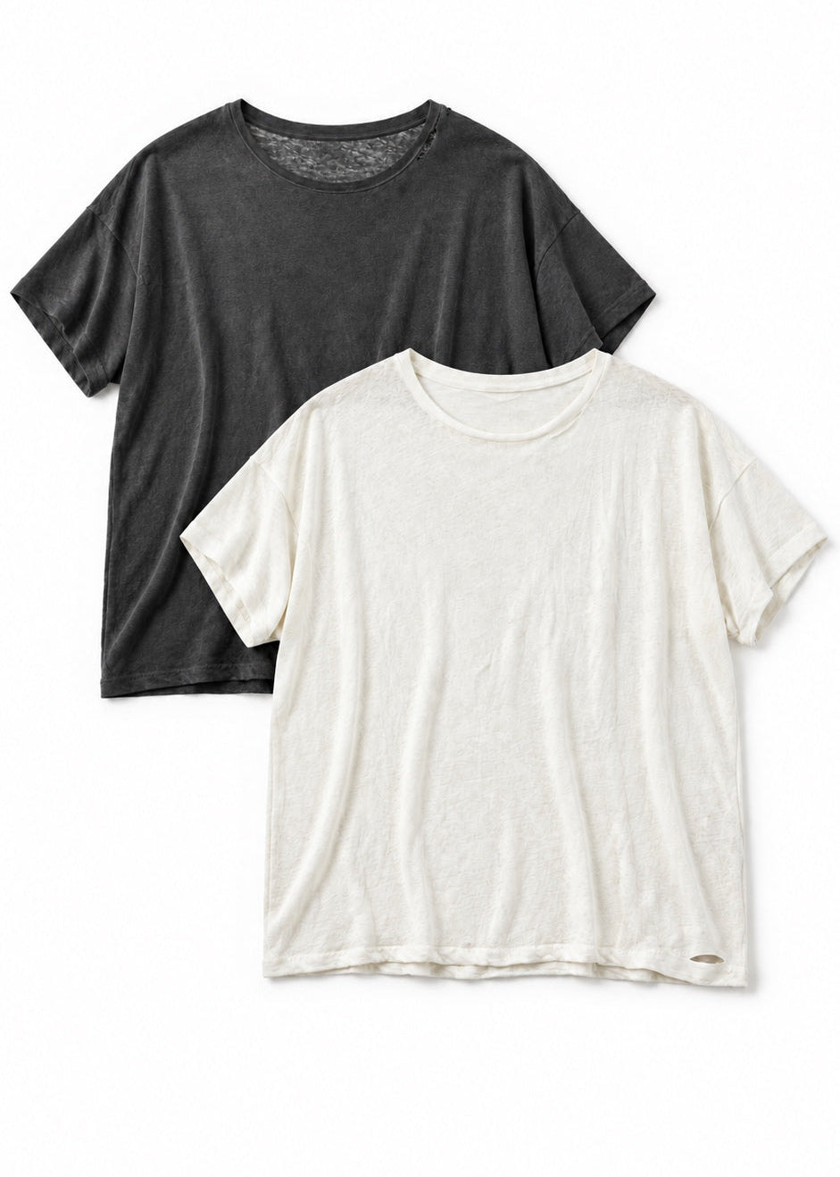 2 Pack - Linen Box Tees