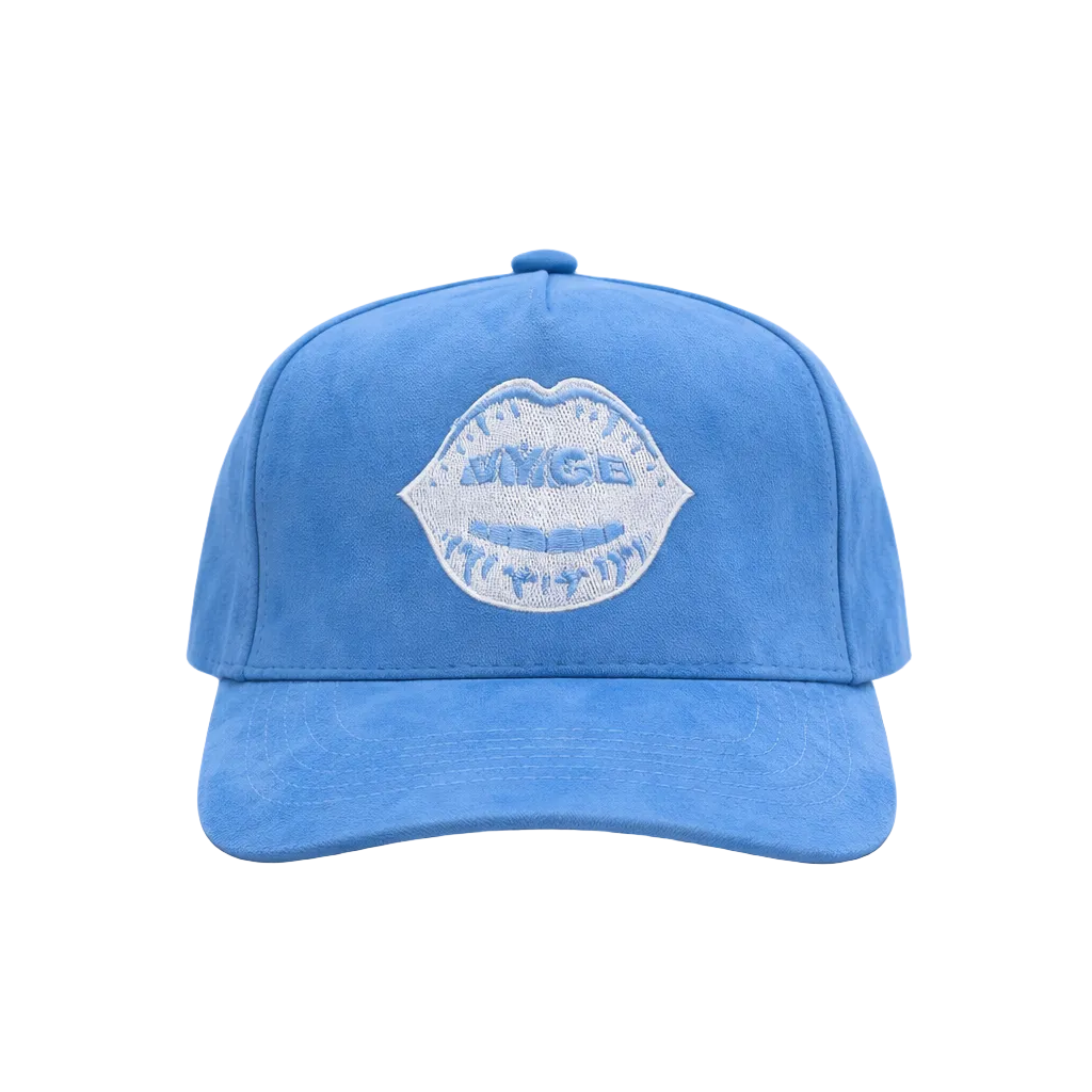 Lips Hat - Tarheel Suede