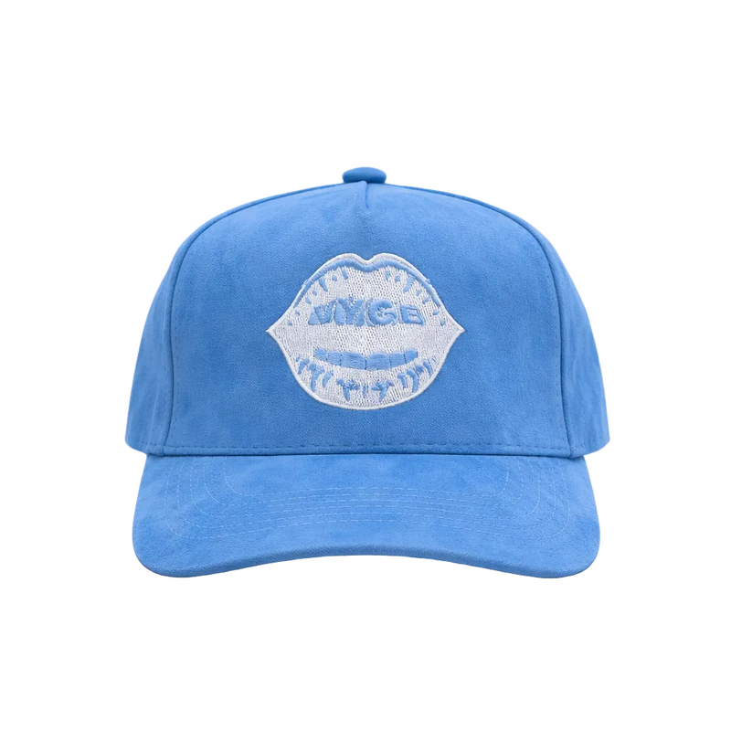 Lips Hat - Tarheel Suede