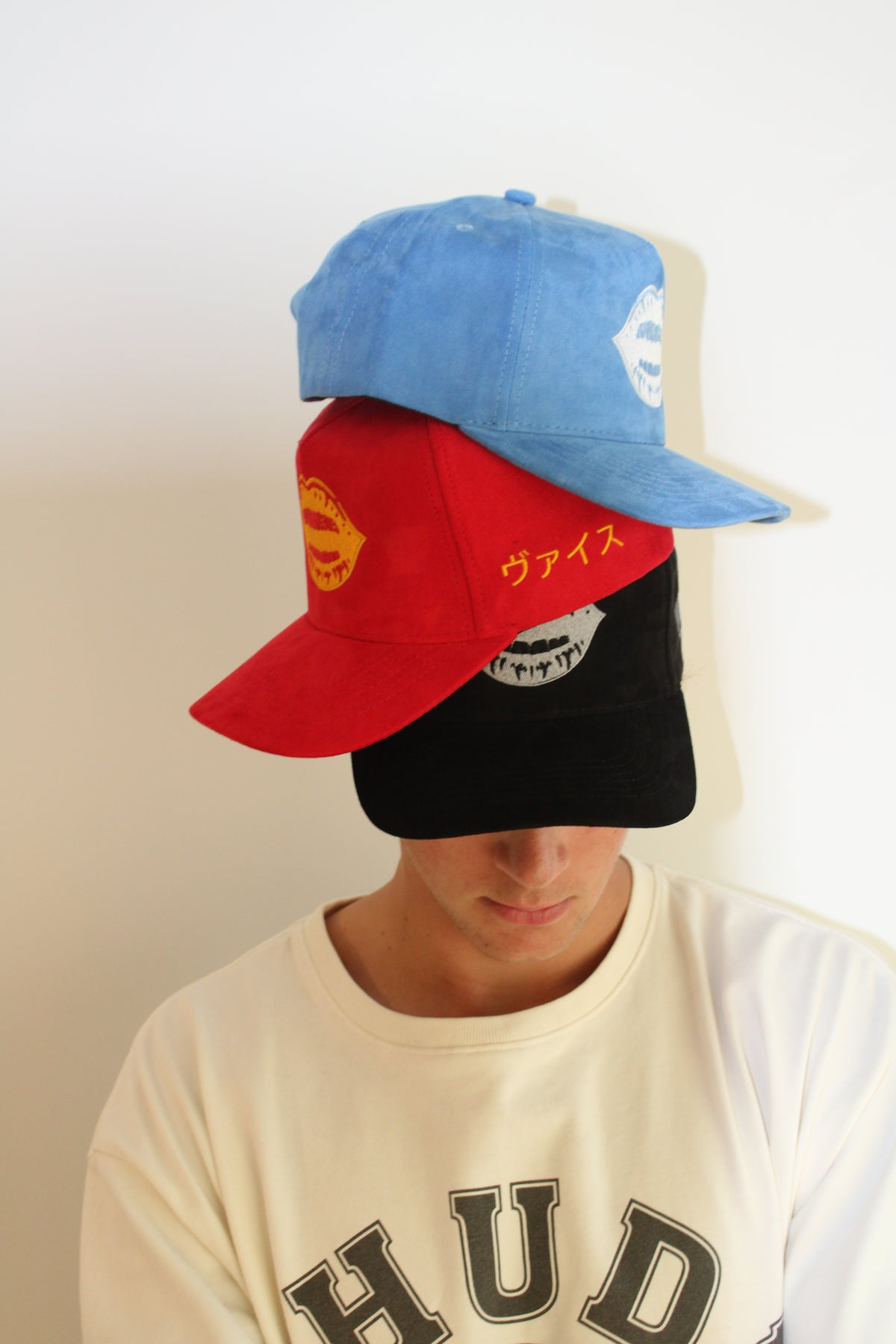 Lips Hat - Tarheel Suede