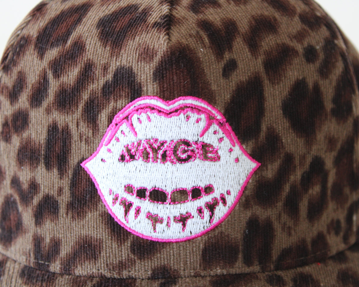 Lips Hat - Leopard Club