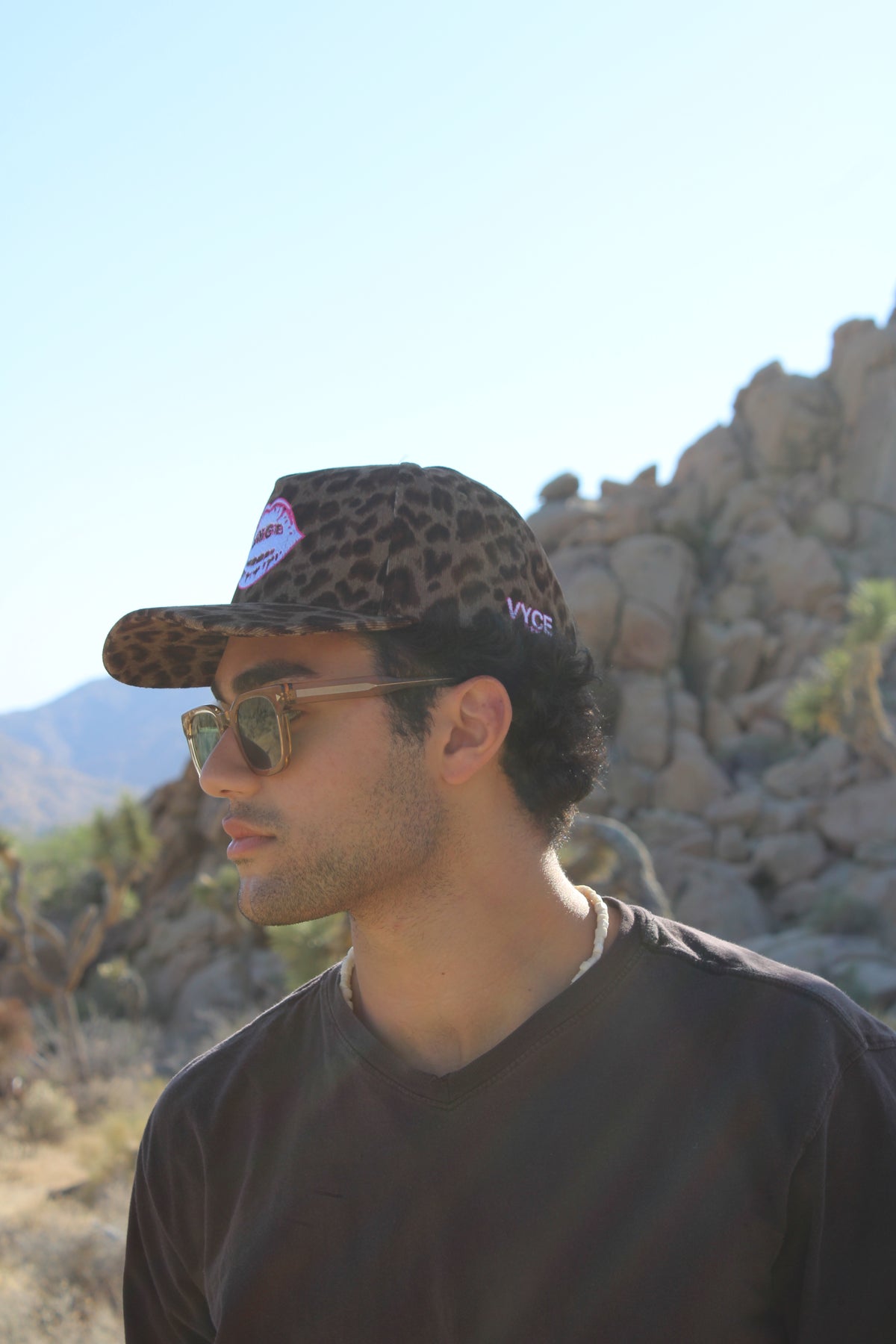 Lips Hat - Leopard Club
